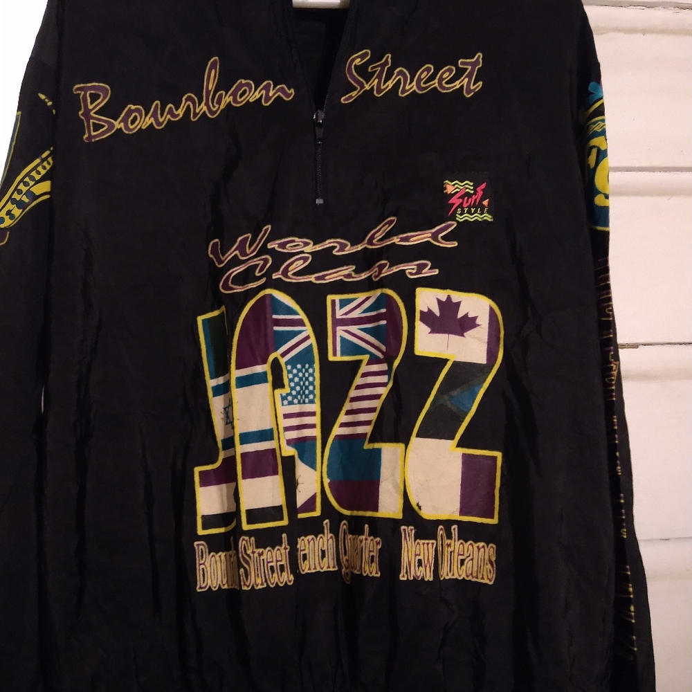 Vintage Surf Style Windbreaker